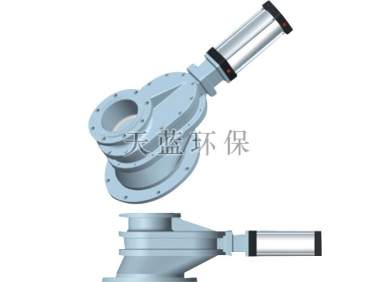 Double ram inlet and outlet valve