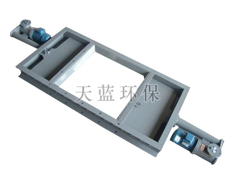 Electric two way gate valve